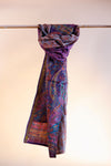 Kantha Silk Scarf - Lilac | Pink