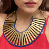 Spun Gold Collar Necklace