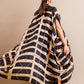 Itajime Silk Dune Robe - Basalt