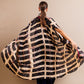 Itajime Silk Dune Robe - Basalt