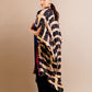 Itajime Silk Dune Robe - Basalt