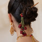 Surkh Floral Bun Stick