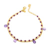 Amethyst | Ruby Bracelet