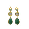 Jade | Green Amethyst Earrings