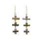 Tubular Tourmaline Earrings