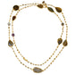 Tiger Eye | Sapphire Necklace
