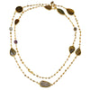 Tiger Eye | Sapphire Necklace