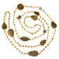 Tiger Eye | Sapphire Necklace