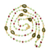 Vessonite | Green Opal Necklace
