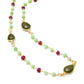 Vessonite | Green Opal Necklace