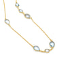 Blue Topaz Long Necklace