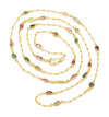 Tourmaline Curb Chain Necklace