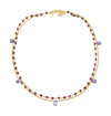 Amethyst | Ruby Short Necklace