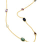 Multi Stone Short Necklace