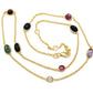 Multi Stone Short Necklace