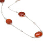 Carnelian | Zircon Necklace