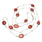 Carnelian | Zircon Necklace