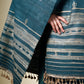 Vankar Wool | Silk Scarf - Blue