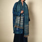 Vankar Wool | Silk Scarf - Blue