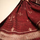 Vankar Wool | Silk Scarf - Maroon