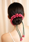 Shankhi Pink Gajra (Garland Hair Tie)