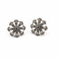 Vintage Silver Floral Earrings