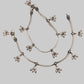 Silver Double Chain Anklets (Pair)