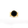 Black Onyx Ring (Gold)