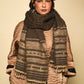 Vankar Wool | Silk Scarf - Charcoal