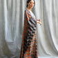 Itajime Silk Kaftan - Gneiss