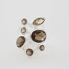 Smokey Quartz Silver Ring