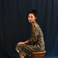 Kalamkari Nehru Dress - Aqua