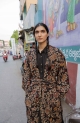 Kalamkari Linen Berlin Coat,معطف كالامكاري من الكتان برلين