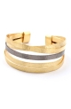 Two Tone Brass Cuff,صفعة نحاسية بلونين