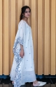 Heirloom Jamdani Kaftan - Ivory , قفطان سهرة موروث - عاجي