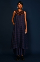 Midnight Linen Zari Maxi Dress