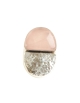 Rose Quartz Silver Ring, روز كوارتز خاتم فضة