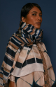 Habutai Silk Scarf - Stripes, وشاح حرير هابوتاي - مخطط